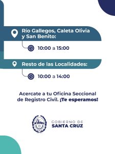 #SantaCruzElige2025: Agilizan la entrega de DNI para las elecciones legislativas