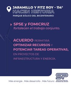 Conocé detalles de la obra que conecta a Jaramillo y Fitz Roy con el Interconectado Nacional