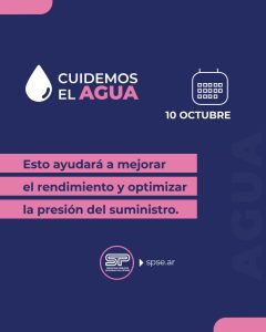 Servicios Públicos realizará trabajos de mejora en el acueducto de Río Gallegos