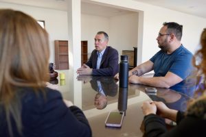 Daniel Álvarez encabezó un encuentro con comerciantes de la Zona Norte Provincial