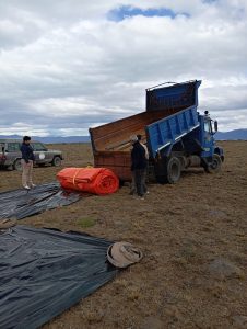 Instalaron equipamiento para el combate de incendios forestales en El Chaltén