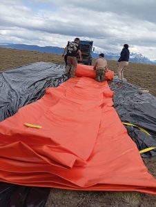Instalaron equipamiento para el combate de incendios forestales en El Chaltén