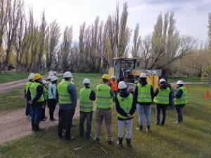 Éxito en Lago Posadas: entregaron certificados de la capacitación en maquinaria pesada