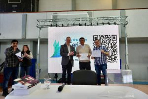 Daniel Álvarez acompañó la apertura de la Feria del Libro en Perito Moreno