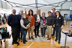 Daniel Álvarez acompañó la apertura de la Feria del Libro en Perito Moreno
