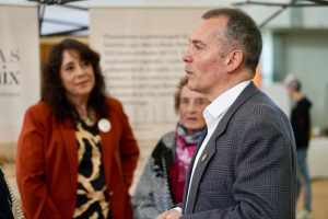 Daniel Álvarez acompañó la apertura de la Feria del Libro en Perito Moreno