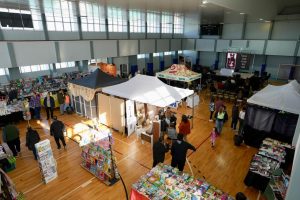 Daniel Álvarez acompañó la apertura de la Feria del Libro en Perito Moreno
