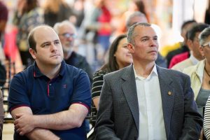 Daniel Álvarez acompañó la apertura de la Feria del Libro en Perito Moreno