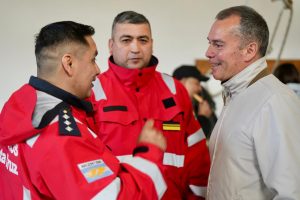 El Jefe de Gabinete destacó la labor de la Unidad de Bomberos en el 40° Aniversario de El Chaltén
