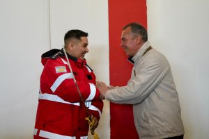 El Jefe de Gabinete destacó la labor de la Unidad de Bomberos en el 40° Aniversario de El Chaltén