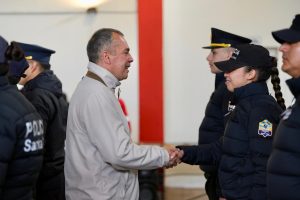 El Jefe de Gabinete destacó la labor de la Unidad de Bomberos en el 40° Aniversario de El Chaltén