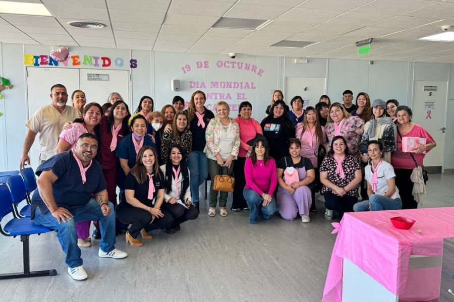 Caleta Olivia: se llevaron adelante actividades de lucha contra el cáncer de mama