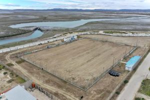 Daniel Álvarez recorrió instituciones y obras en ejecución en Puerto San Julián