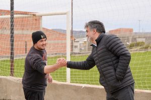 Daniel Álvarez recorrió instituciones y obras en ejecución en Puerto San Julián