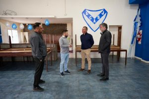 Daniel Álvarez recorrió instituciones y obras en ejecución en Puerto San Julián