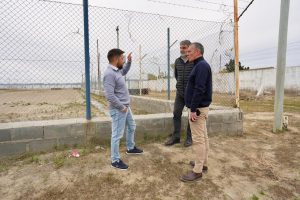 Daniel Álvarez recorrió instituciones y obras en ejecución en Puerto San Julián