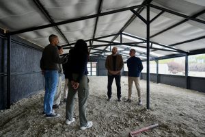 Daniel Álvarez encabezó una jornada de trabajo en Puerto Santa Cruz junto al intendente Juan Manuel Bórquez