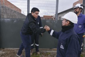 Autoridades Provinciales recorrieron obras de extensión de la red de gas en Barrio 22 de Septiembre
