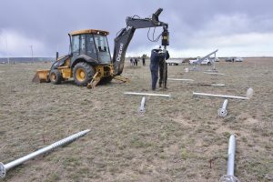 Avanza la construcción del primer parque solar de Santa Cruz en Río Gallegos