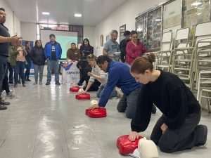 Capacitaron en primeros auxilios y RCP al personal del IDUV