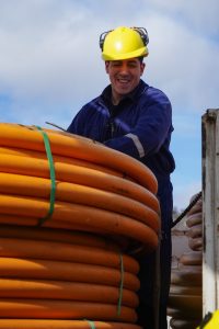 Llegaron los materiales para ampliar la red de gas en la Cuenca Carbonífera