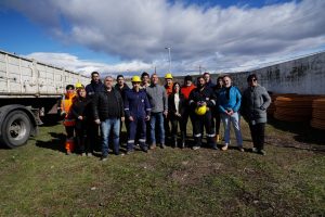 Llegaron los materiales para ampliar la red de gas en la Cuenca Carbonífera
