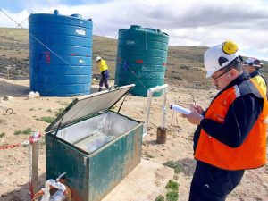 El Gobierno Provincial realiza inspecciones hídricas en el yacimiento Cerro Negro