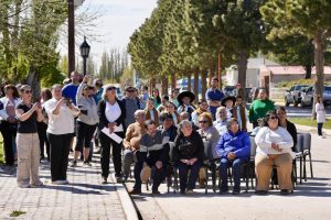 Claudio Vidal en Lago Posadas: destacó la importancia del desarrollo productivo de la localidad