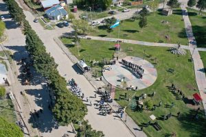 Claudio Vidal en Lago Posadas: destacó la importancia del desarrollo productivo de la localidad