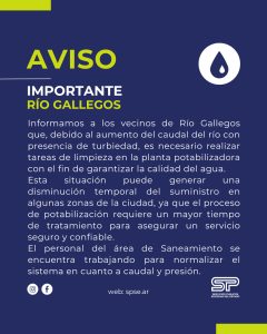Comunicado importante de Servicios Públicos