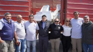 En Ramón Santos: Vidal acompañó la llegada de maquinaria esencial para la nueva etapa en la producción provincial