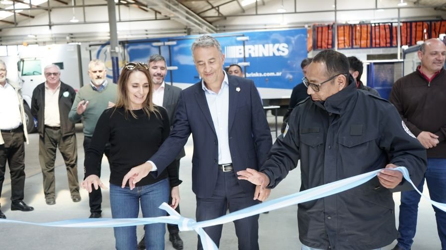 Concretaron la inversión anunciada ante Vidal: BRINKS inauguró su planta en Caleta Olivia