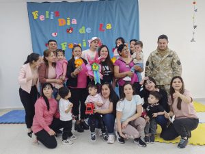 Celebración del Día de la Familia en el CDI Poicu Nuque de Comandante Luis Piedra Buena
