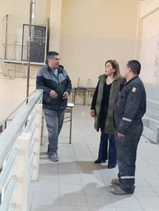 Educación relevó los avances de obra en la Escuela Primaria N° 29 de Caleta Olivia