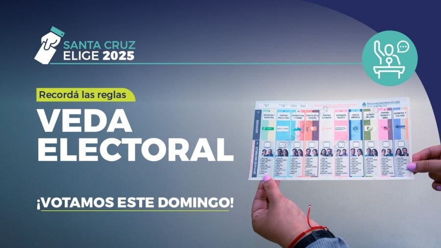 #SantaCruzElige2025: La veda, todo lo que no podemos hacer el día de la elección