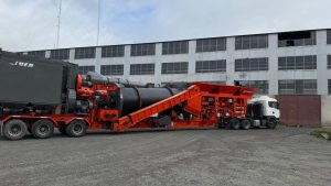 Llegó la primera planta de asfalto de Santa Cruz a Río Turbio