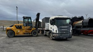 Llegó la primera planta de asfalto de Santa Cruz a Río Turbio