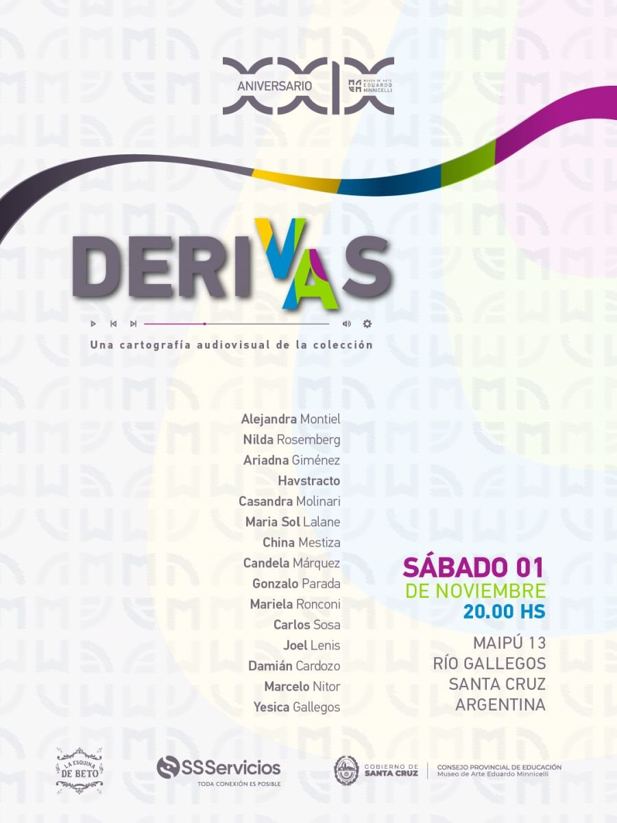 El Minnicelli inaugurará la muestra Aniversario XXIX “Derivas” el próximo sábado