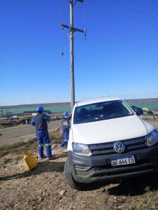 Servicios Públicos realizó mejoras en el servicio de energía y abastecimiento de agua en Puerto Deseado