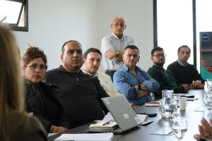 Reunión de planificación portuaria en la sede central de UNEPOSC