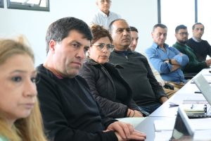 Reunión de planificación portuaria en la sede central de UNEPOSC