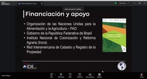 Santa Cruz participó en Seminario sobre Buenas Prácticas en Administración de Tierras y Datos Geoespaciales
