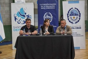 Comenzó el 3° Congreso Provincial de Educación Física y Deporte en Caleta Olivia