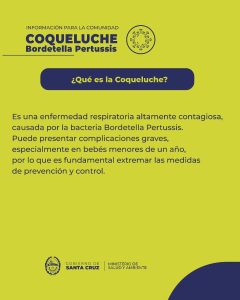 Confirman dos casos de coqueluche en Santa Cruz y llaman a completar esquemas de vacunación