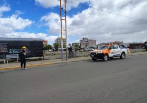 Protección Civil realizó diferentes intervenciones por fuertes vientos en toda Santa Cruz