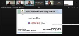 “De la ruta al dato": Santa Cruz avanza en la construcción de la capa vial federal junto a IDERA