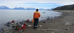 El Consejo Agrario Provincial probó el sistema de abastecimiento de agua para aviones hidrantes en El Chaltén