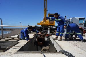 Instalan bomba en la planta de ósmosis inversa de Caleta Olivia con una inversión que supera los $80.000.000
