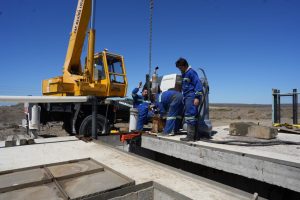 Instalan bomba en la planta de ósmosis inversa de Caleta Olivia con una inversión que supera los $80.000.000