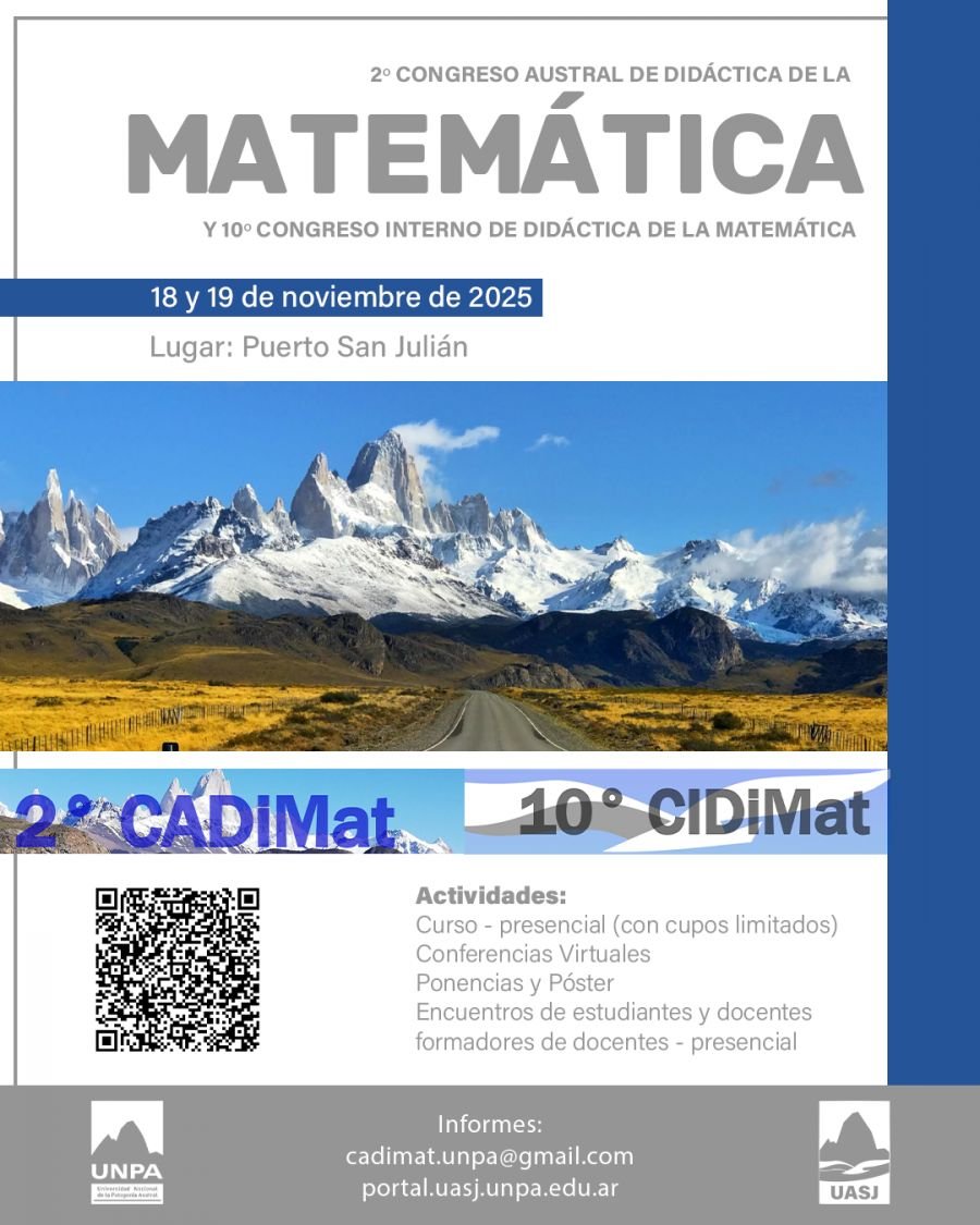 2° Congreso Austral de Didáctica de la Matemática y 10° Congreso Interno de Didáctica de la Matemática 2025